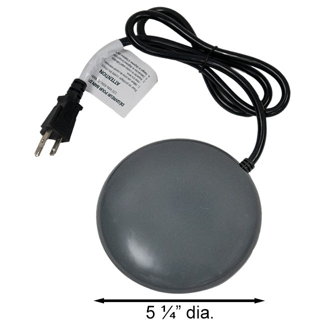 70W Aluminum Bird Bath Deicer for Winter Water