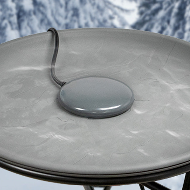 70W Aluminum Bird Bath Deicer for Winter Water