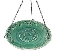 Hummingbird Ceramic Hanging Bird Bath