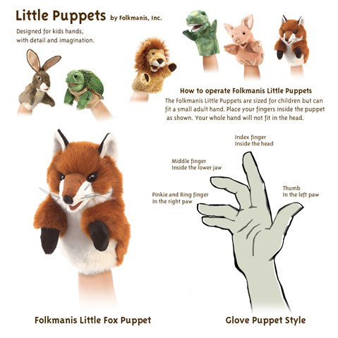 Buy Little Fox Puppet Online in USA, $24.95 - TreeHelp.com