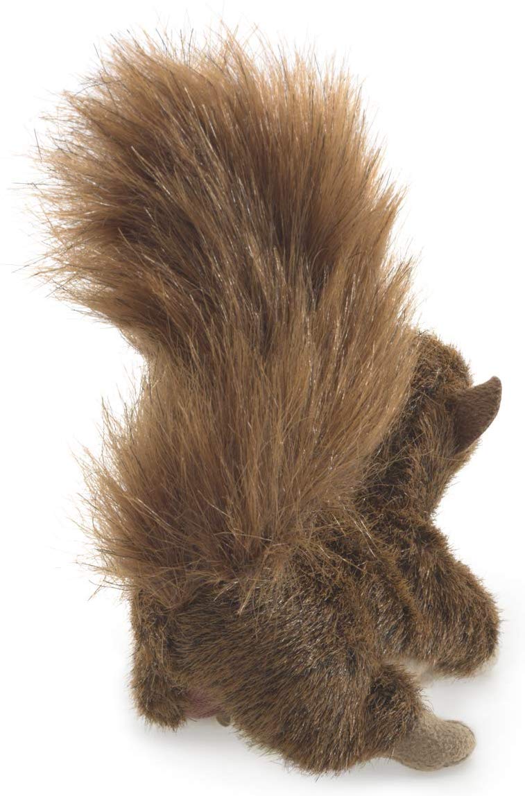 Mini Red Squirrel Finger Puppet