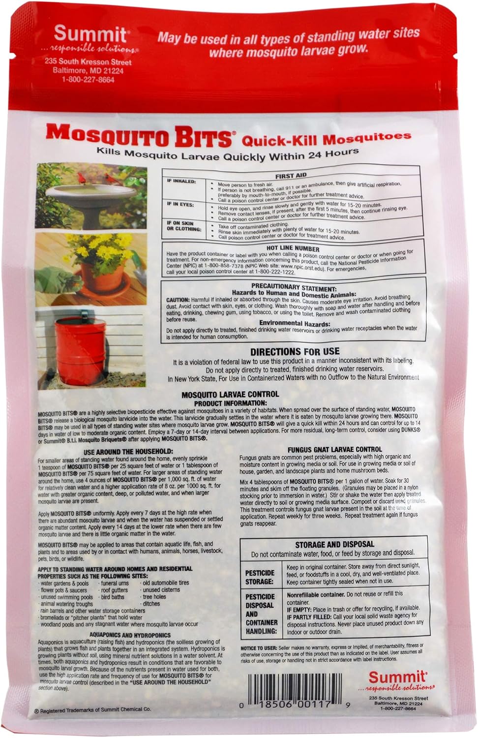 Mosquito Bits Biological Mosquito Larvicide, 30oz