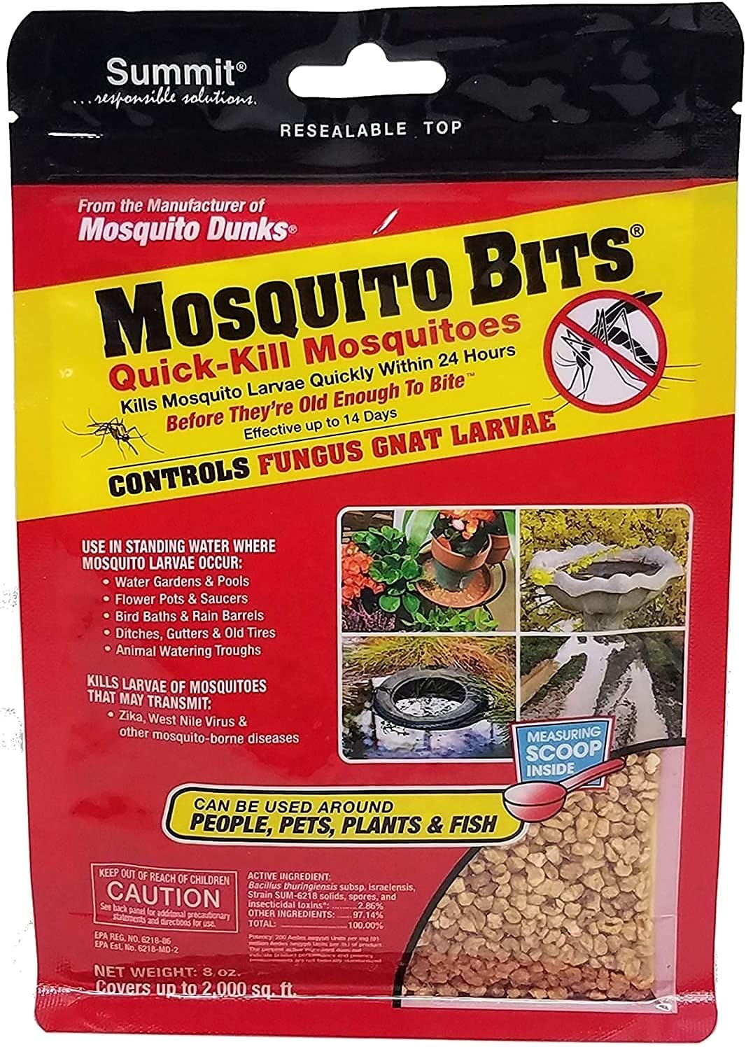 Mosquito Bits Biological Mosquito Larvicide, 8oz