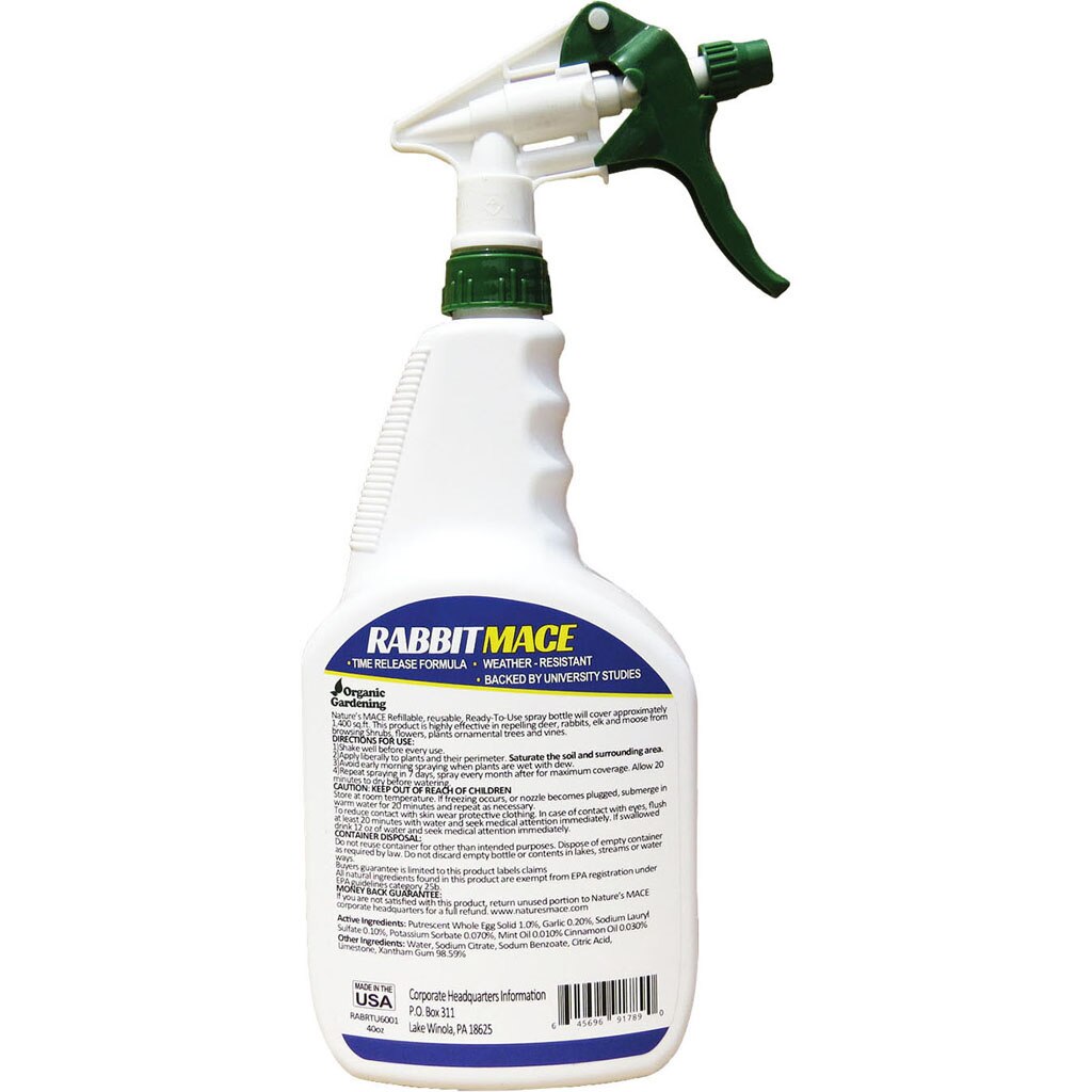 Buy Nature's Mace Rabbit Repellent, 40oz RTU Online in USA, $24.95 ...