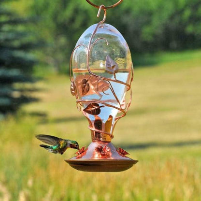 Looking Glass 32 oz Hanging Hummingbird Feeder