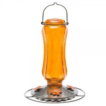 Sunset Glow Glass Oriole Feeder – 18 oz