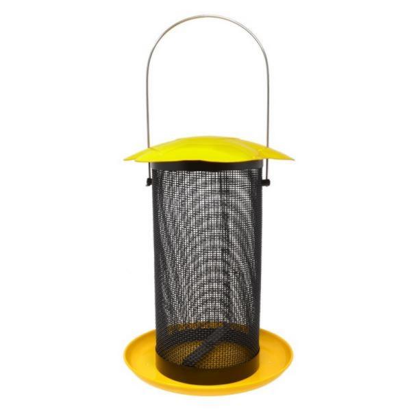 Large Yellow Mesh Thistle Feeder – 5 lb Capacity