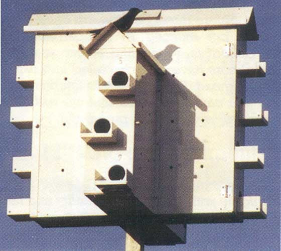 Round-Door Aluminum Purple Martin House