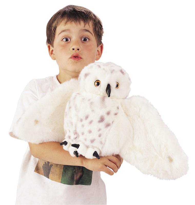 Snowy Owl Hand Puppet