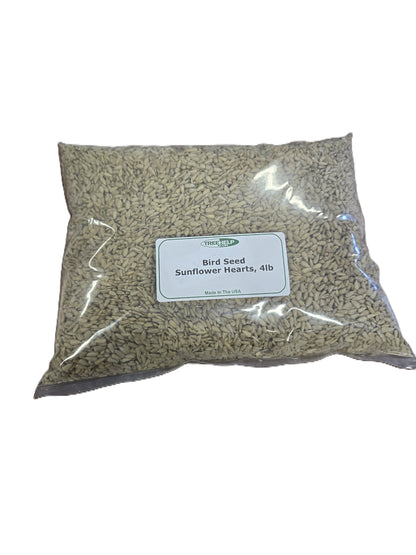 Sunflower Hearts, No-Mess, No-Waste Bird Seed, 4lb