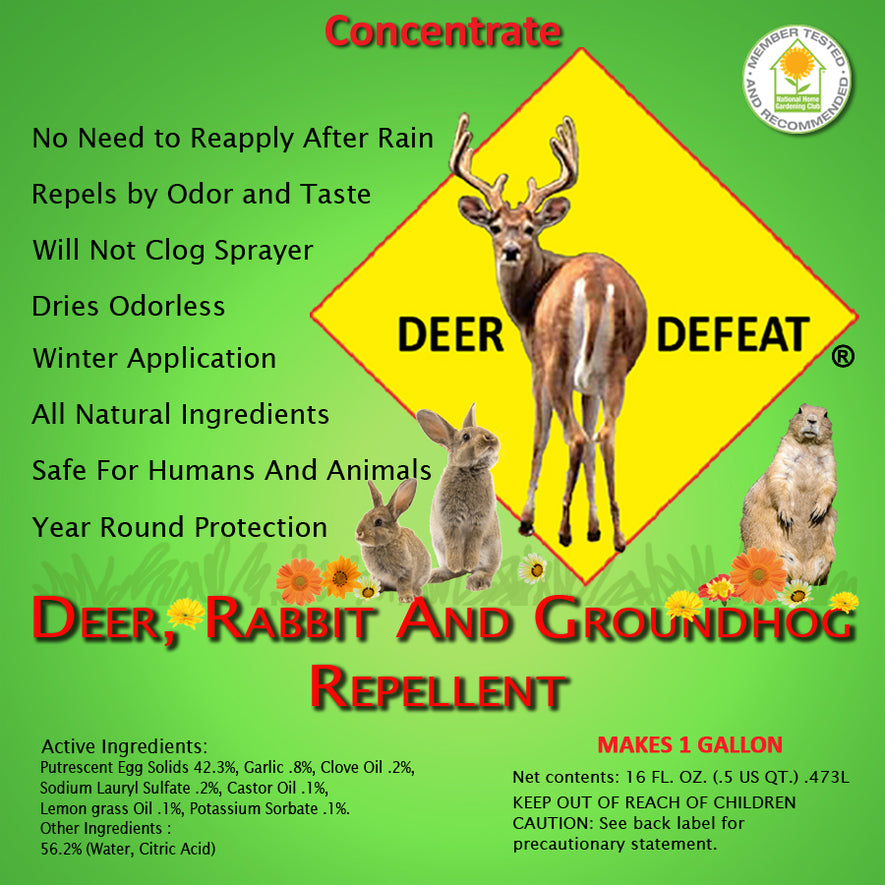 Deer Defeat Repellent, 16oz. Concentrate