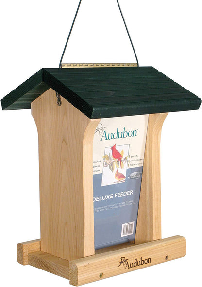 Audubon Deluxe Honey Stained Feeder
