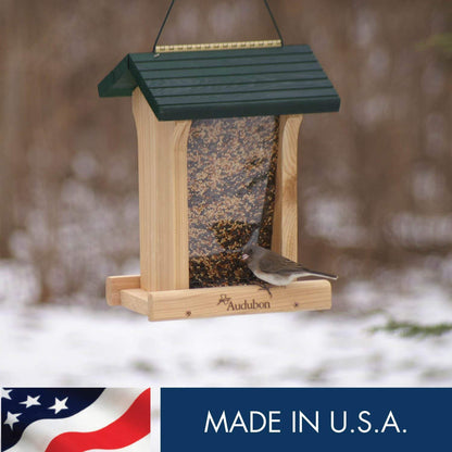 Audubon Deluxe Honey Stained Feeder