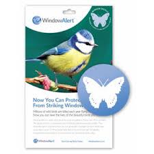 Butterfly Transparent Bird Strike Deterrent, 4PK