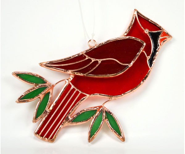 Cardinal Sun Catcher