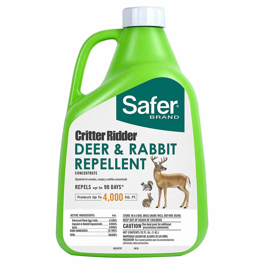 Critter Ridder Deer & Rabbit Repellent, 32 oz