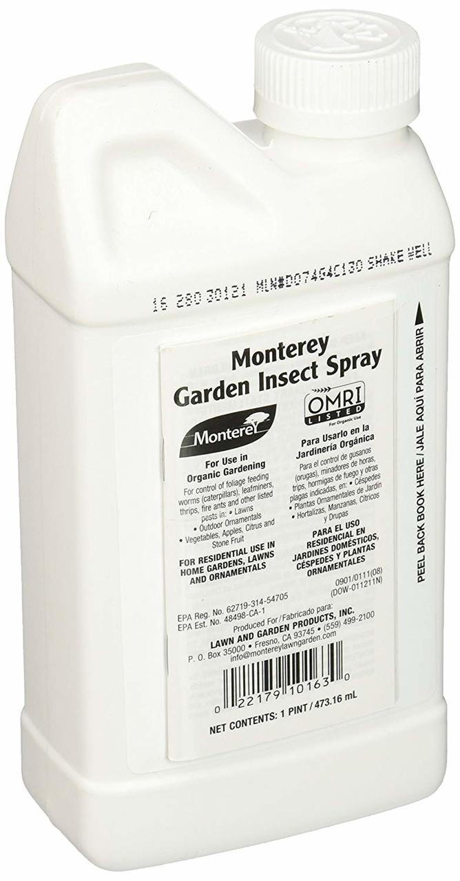 spinosad garden insect spray Monterey Garden Insect Spray