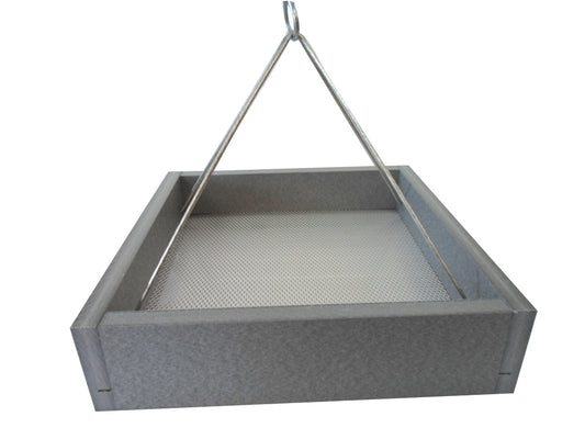 Green Solutions Hanging Platform Feeder, Small, Gray