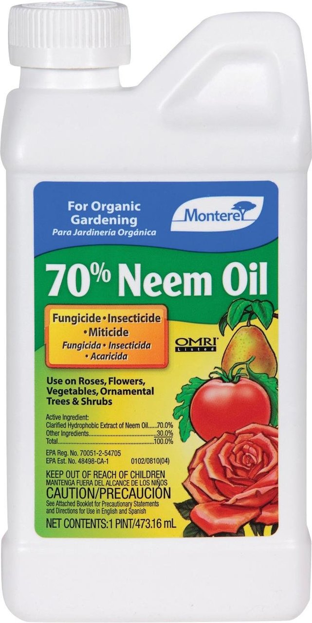 Monterey 70% Neem Oil, 1 Pint Concentrate