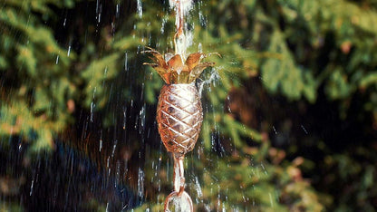 Pineapple Pure Copper 8.5-Foot Rain Chain