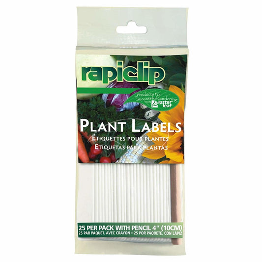 Plant Labels, 4 Inch, 25PK