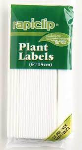 Plant Labels, 6 Inch, 25PK
