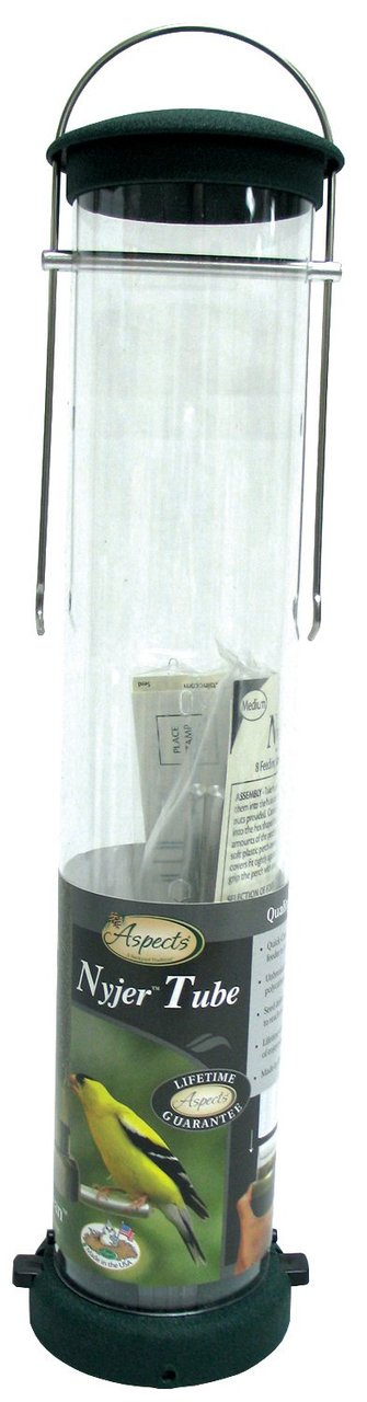 Quick Clean Nyjer Tube Feeder, Spruce, Medium