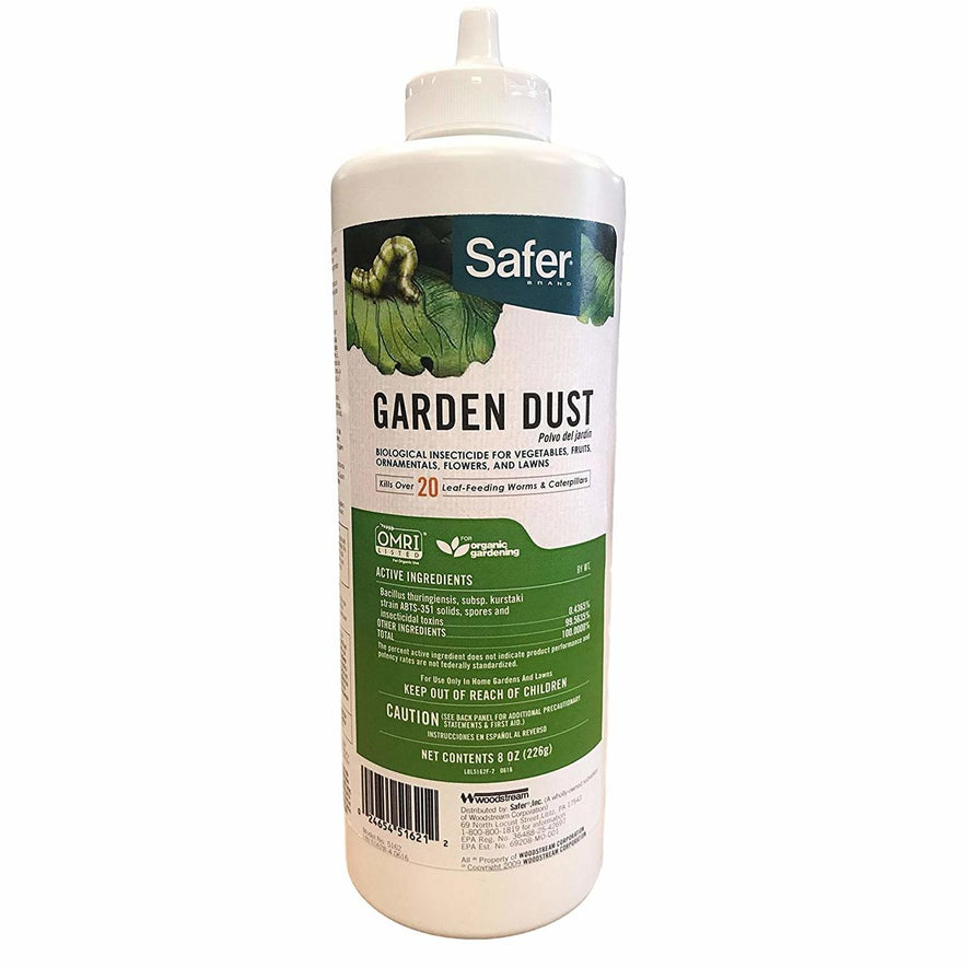 Safer Garden Dust Caterpillar Killer with with B.T. 8oz