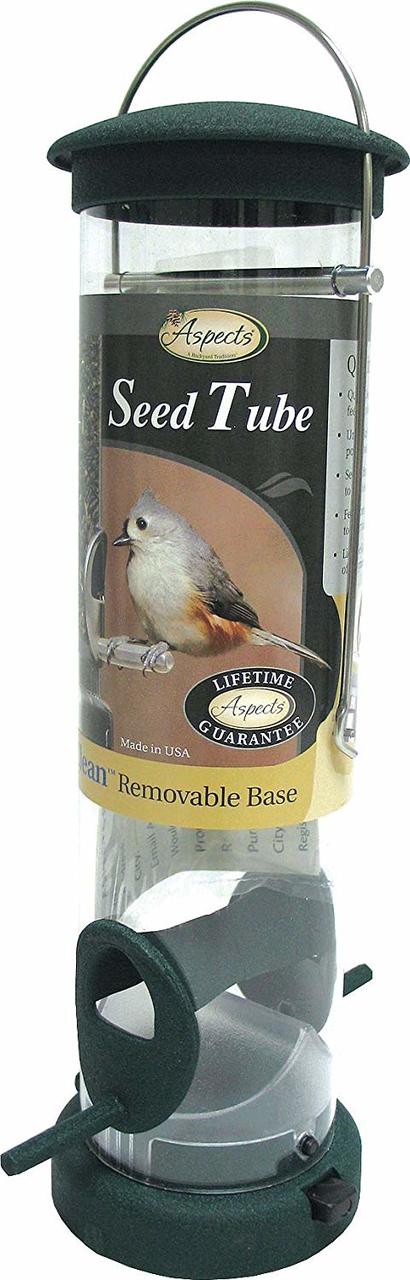 Spruce Quick Clean Seed Tube Feeder, Large