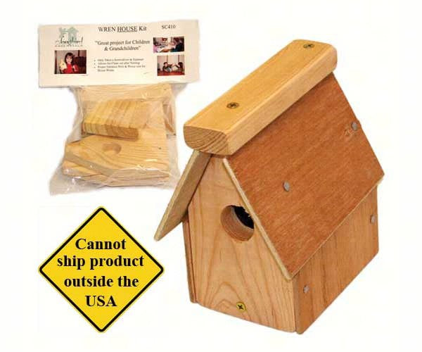 Buy Wren House Kit for Kid's Project Online in USA, Wren House Kit for