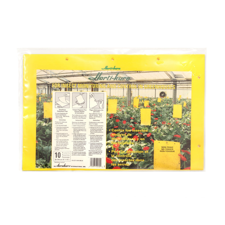 Yellow Sticky Panels, 25cm x 40cm, 10pk